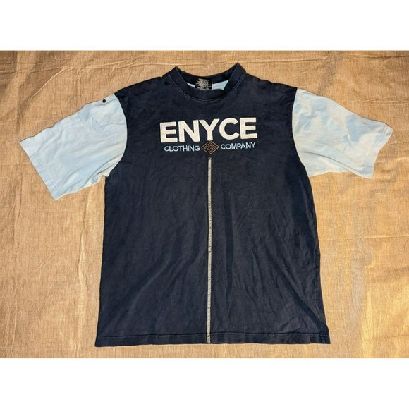 Enyce Other - Enyce Men's Blue Short Sleeve Shirt Size Large Embroidered